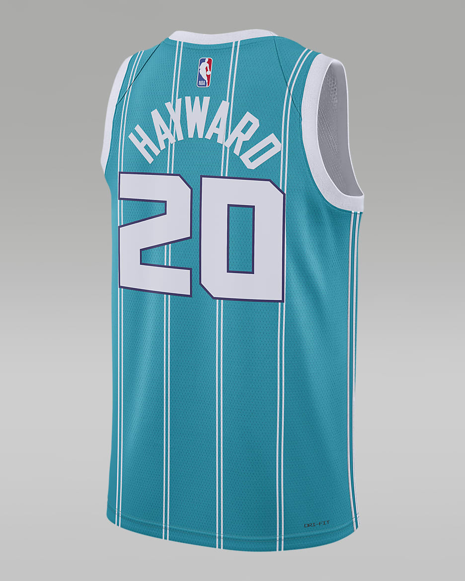 Charlotte Hornets Icon Edition 2022 23 Men s Jordan Dri FIT NBA Swingman Jersey